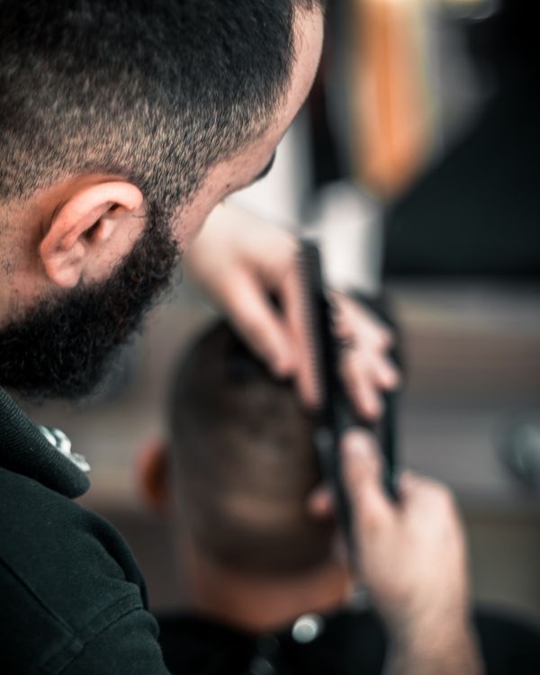 Barbershop appointment booking industry illustration