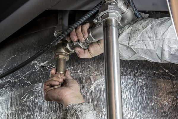Plumber service appointment booking industry illustration